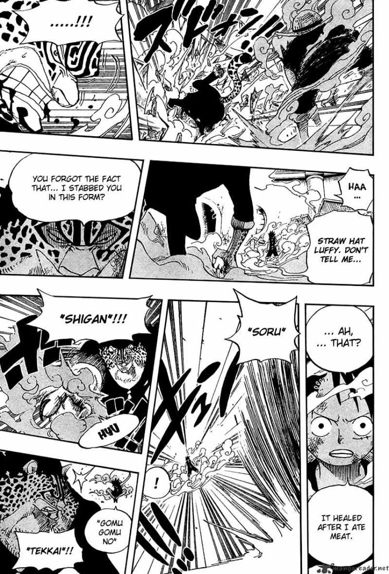 One Piece, Chapter 418 - Luffy Vs Rob Lucci image 17