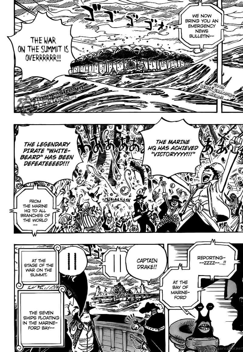 One Piece, Chapter 581 - The Creeping Future image 02
