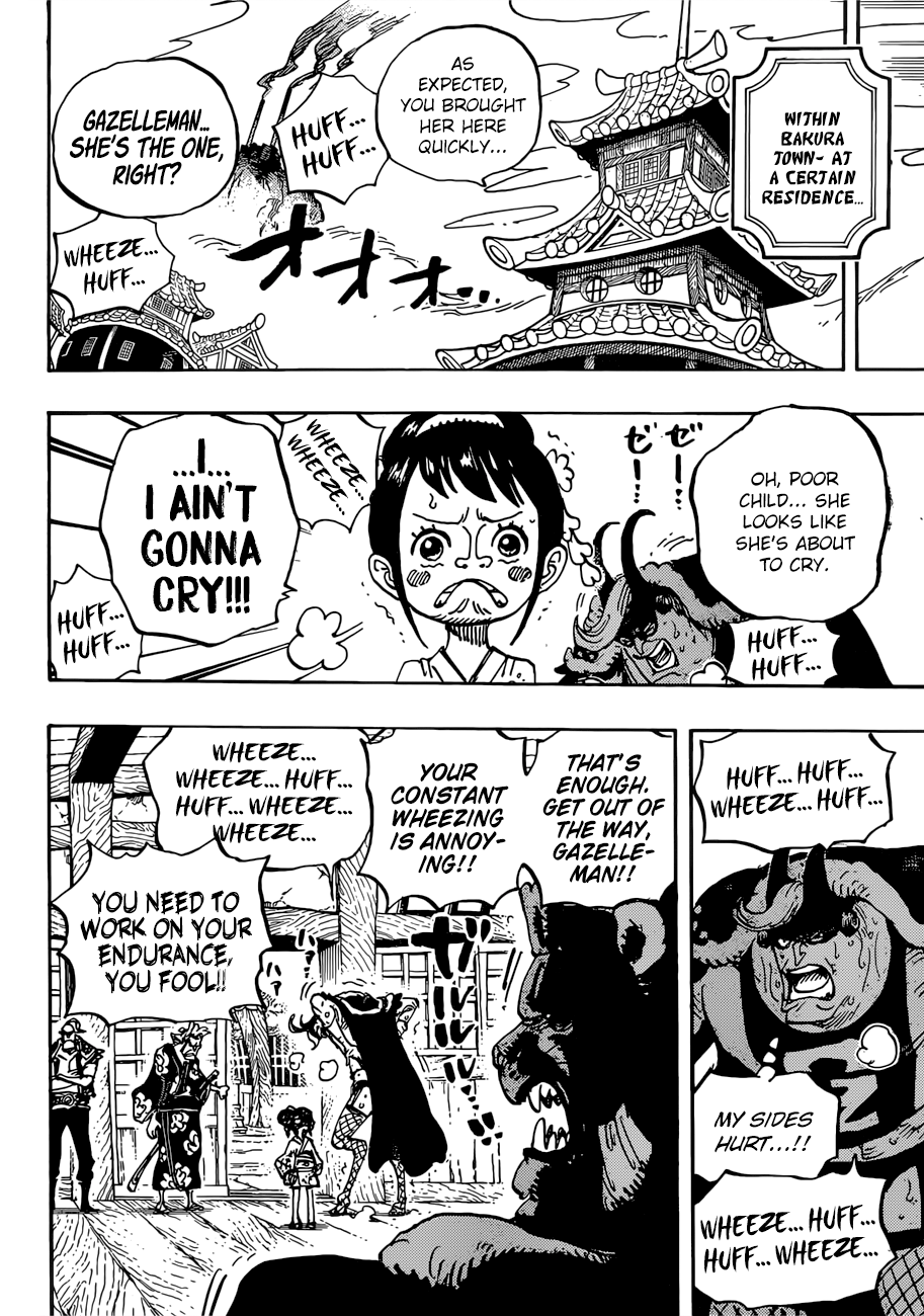 One Piece, Chapter 915 - Bakura Town image 05