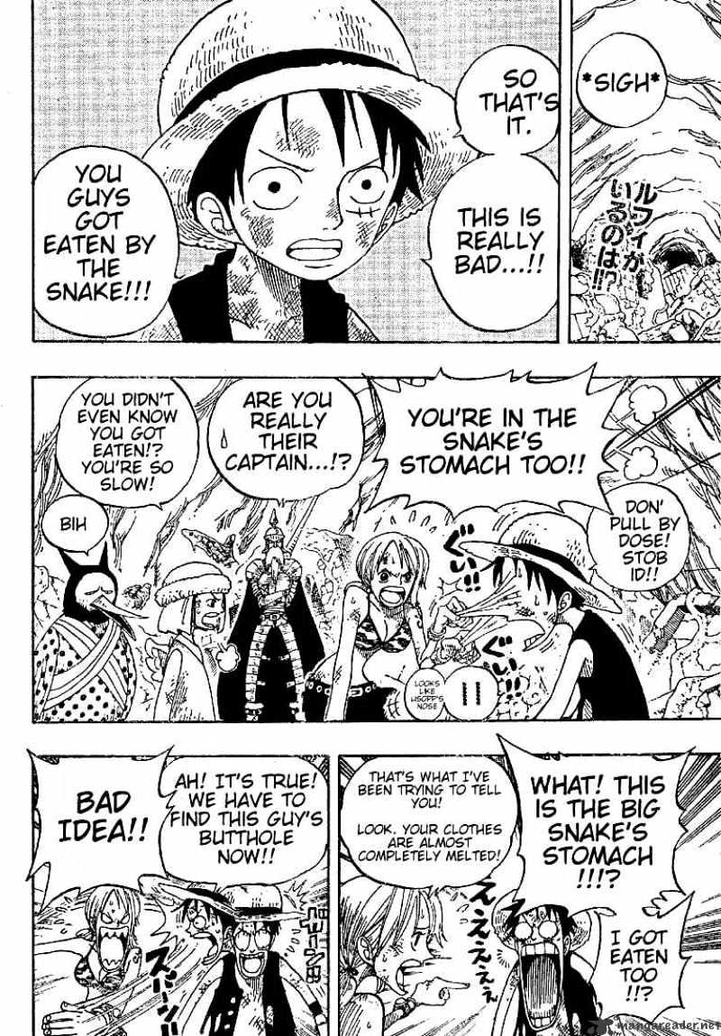 One Piece, Chapter 271 - Zoro The Pirate Versus Priest Oumu image 02