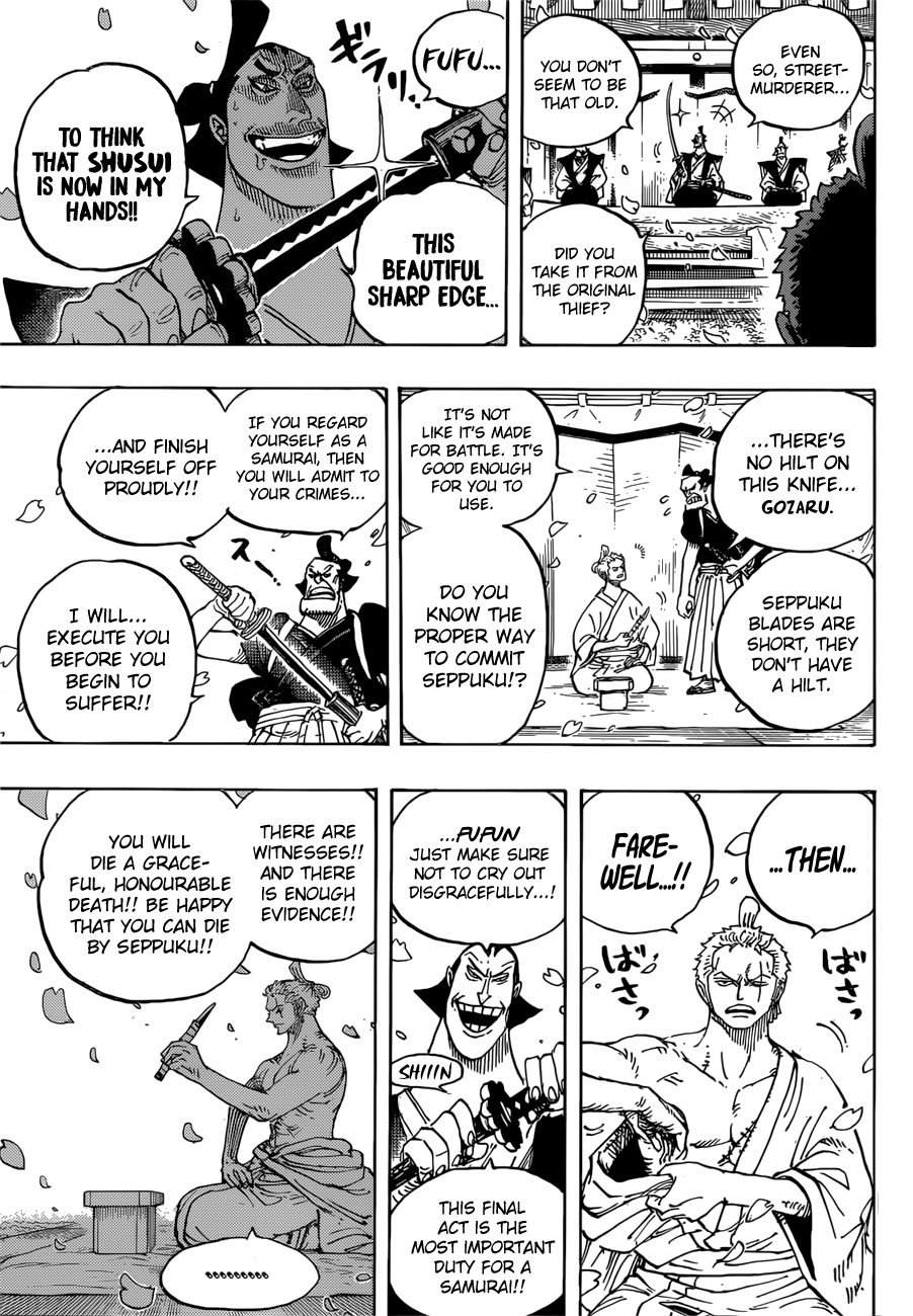 One Piece, Chapter 909 - Seppuku image 15