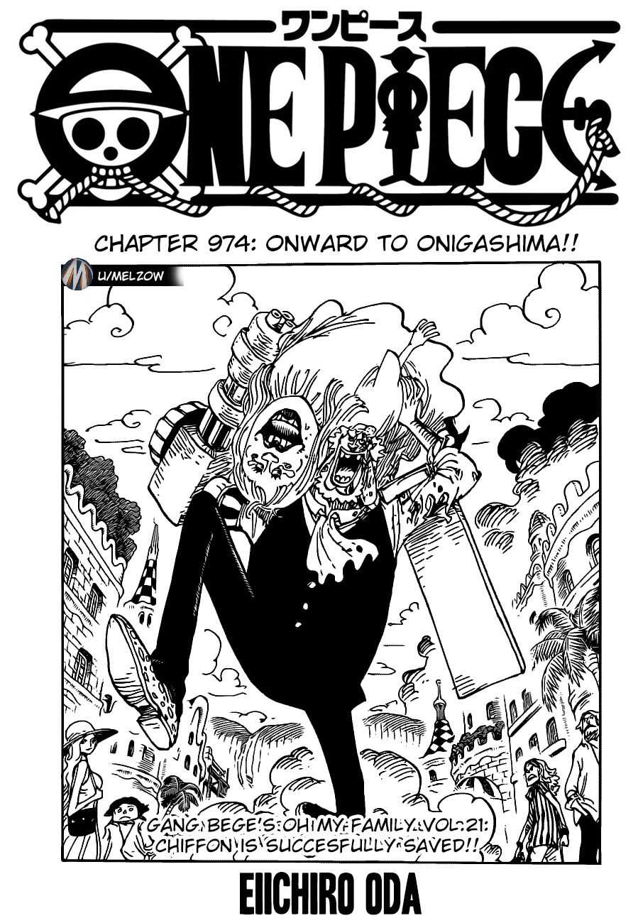 One Piece, Chapter 974 - Onward to Onigashima!! image 01
