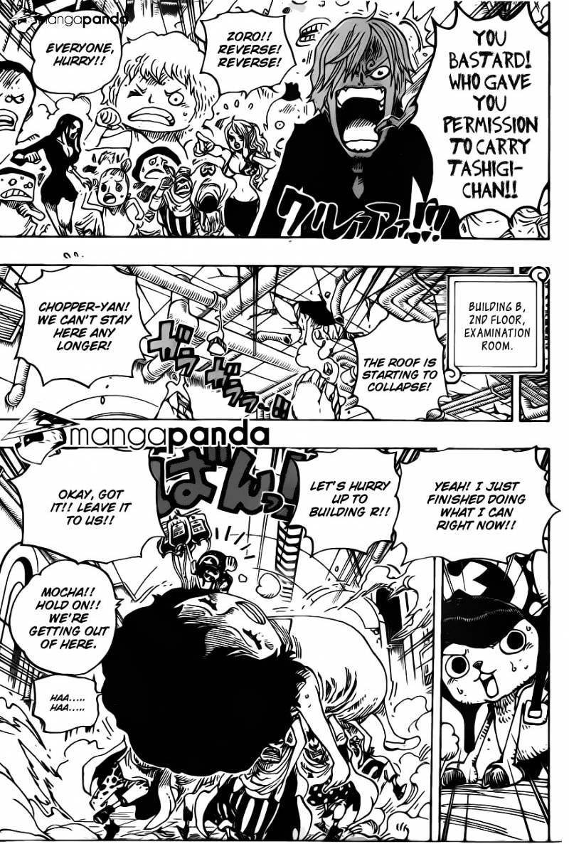 One Piece, Chapter 691 - The king of the land of death image 05