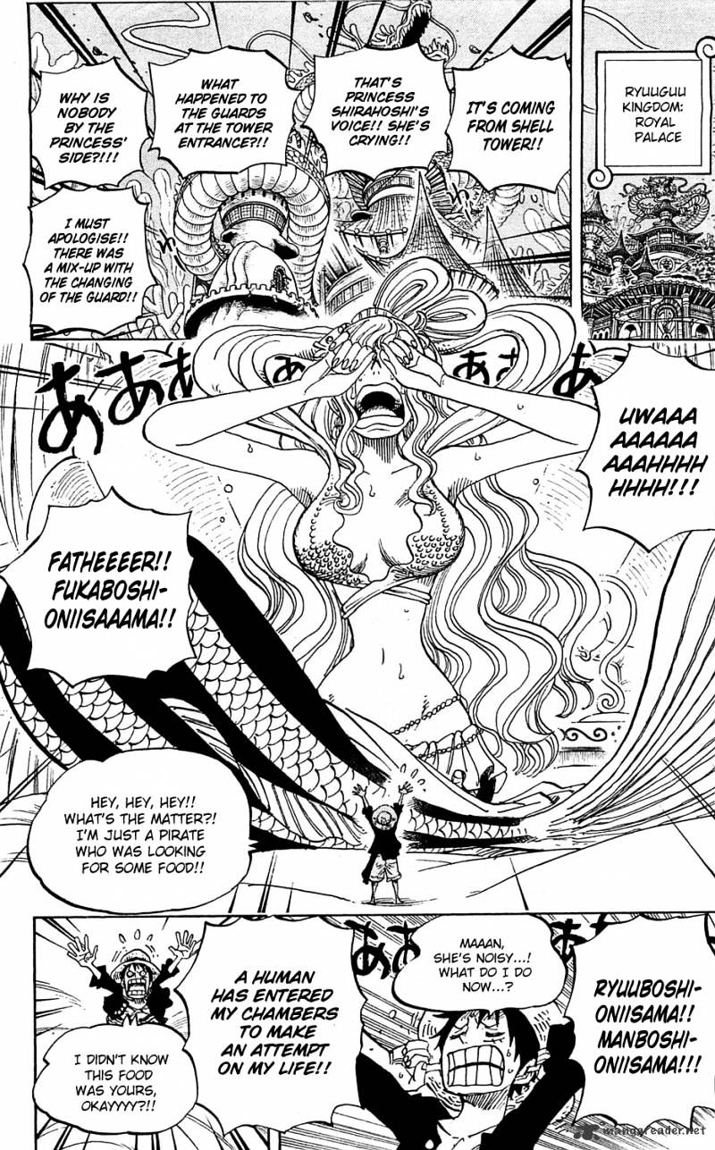 One Piece, Chapter 613 - The Mermaid Princess in Koukaku Tower image 04