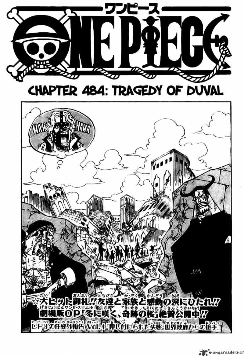 One Piece, Chapter 494 - Tragedy Of Duval image 02