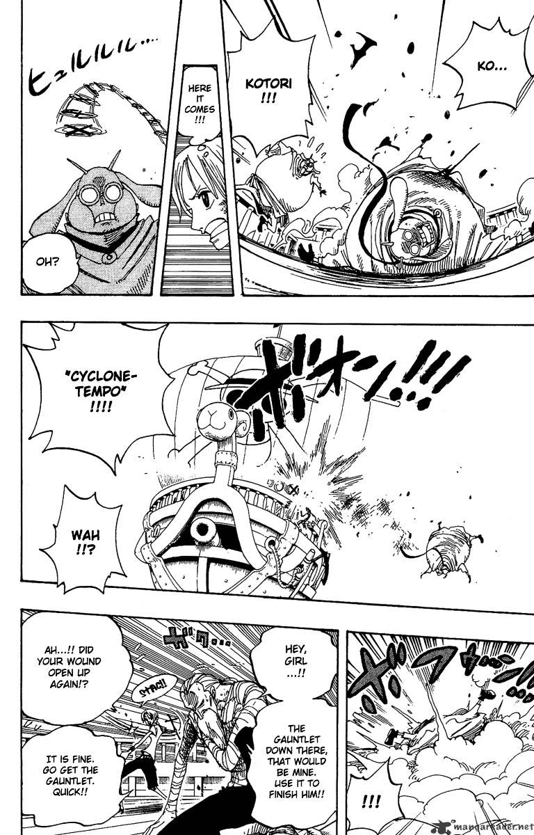 One Piece, Chapter 263 - Nami And The Strange Knight V.s. 2nd Captains Hotori And Kotori image 14