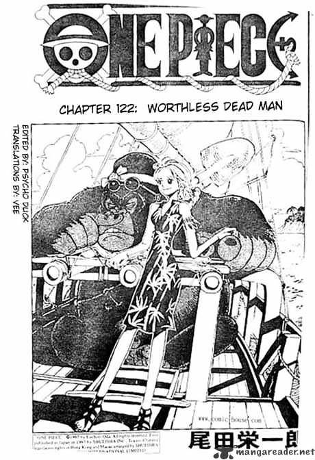 One Piece, Chapter 122 - Worthless Dead Man image 01