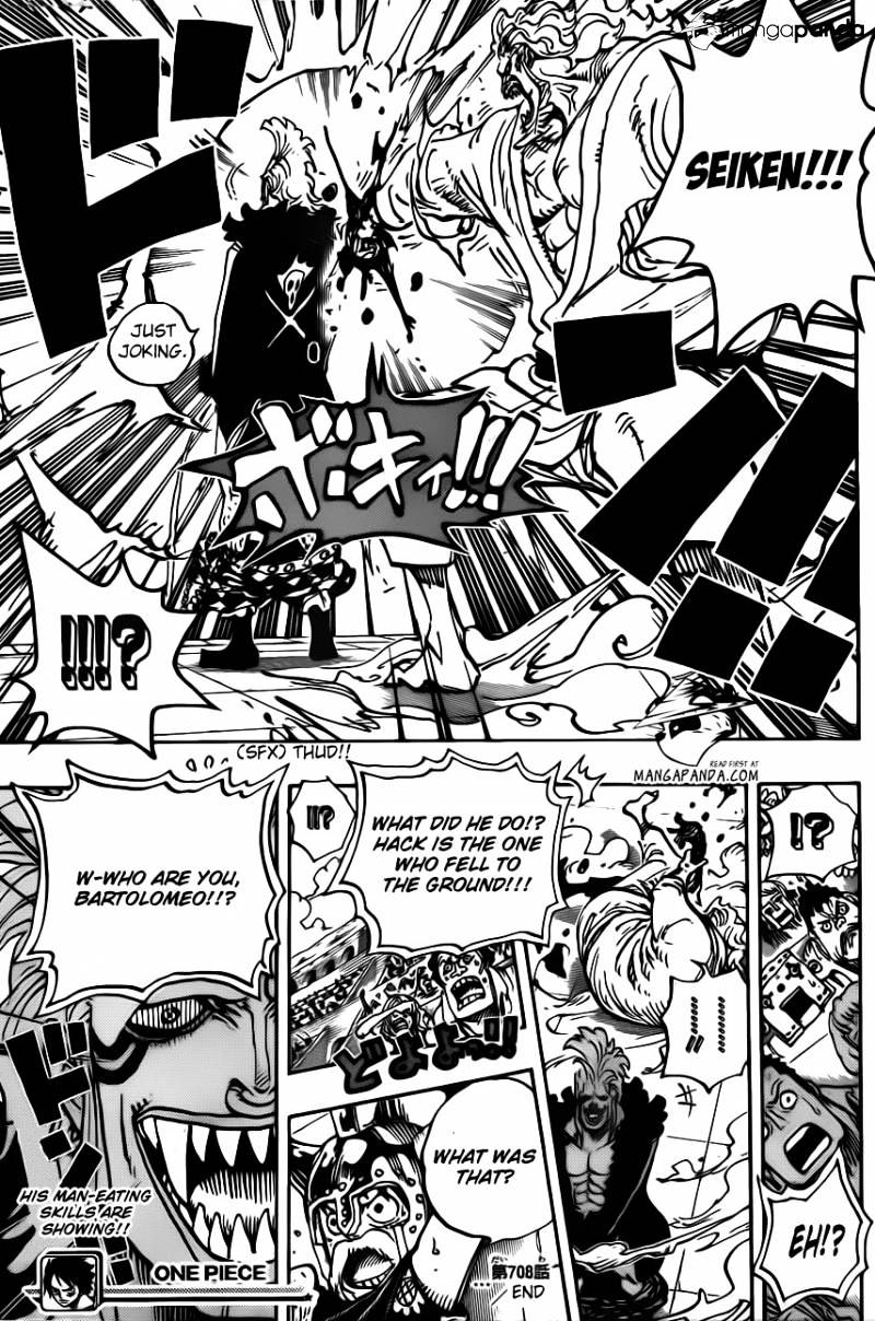One Piece, Chapter 708 - Colosseum Of The Thieves image 17