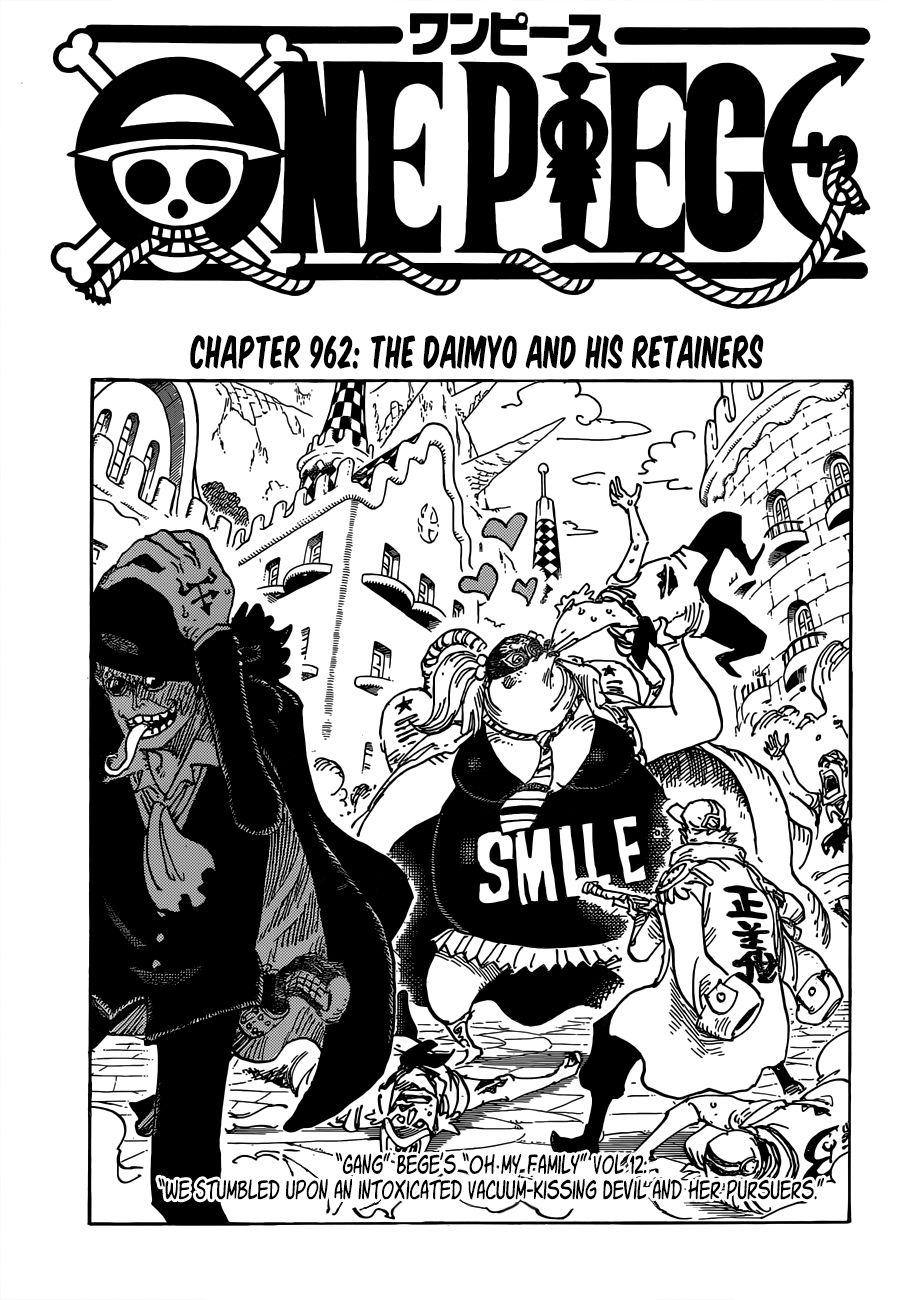 One Piece, Chapter 962 - The Daimyo and his Retainers image 01
