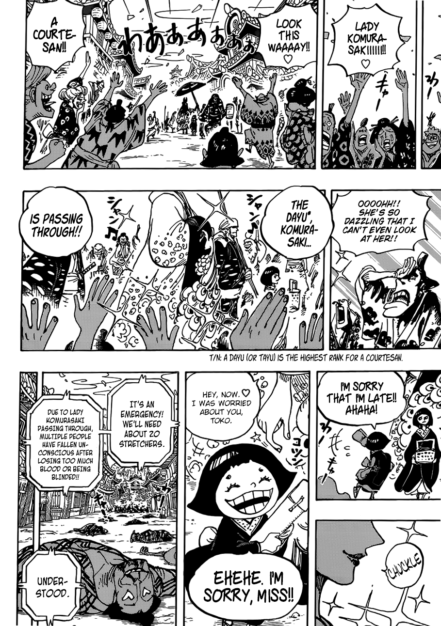 One Piece, Chapter 927 - The Courtesan