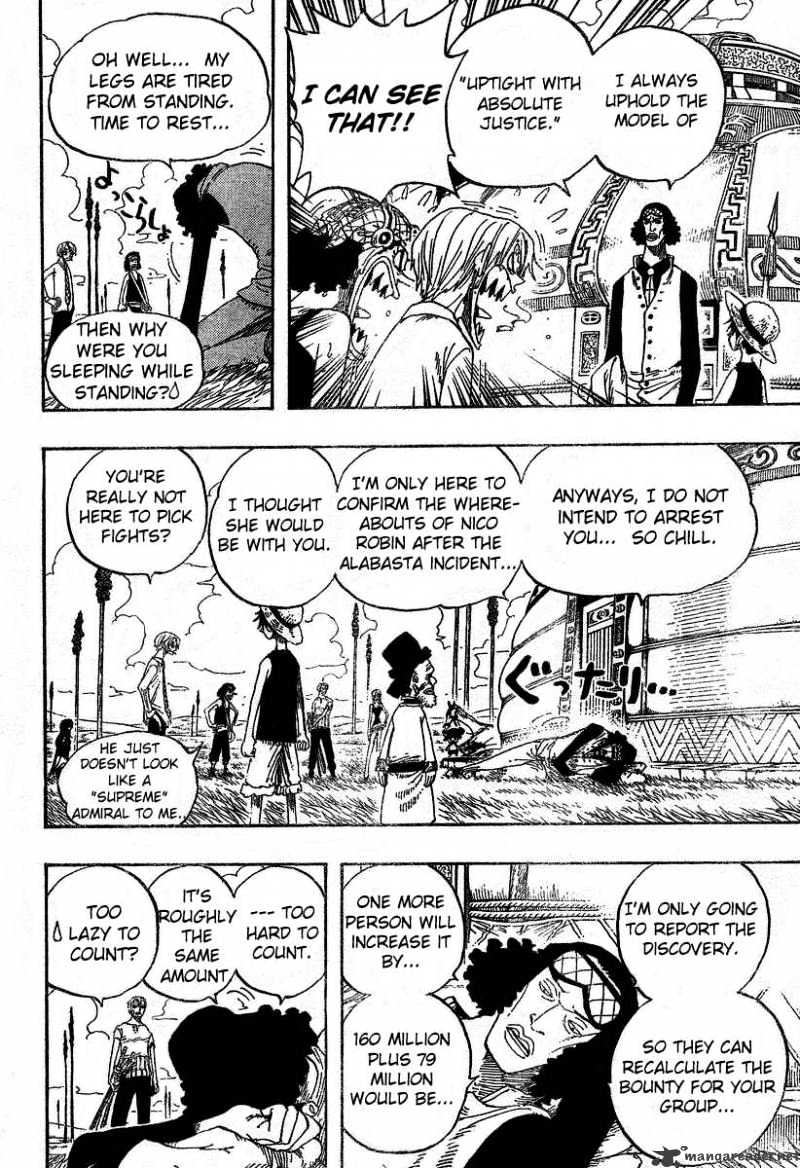 One Piece, Chapter 319 - The Admiral Of The Marine Headquarter, Blue Pheasant image 06