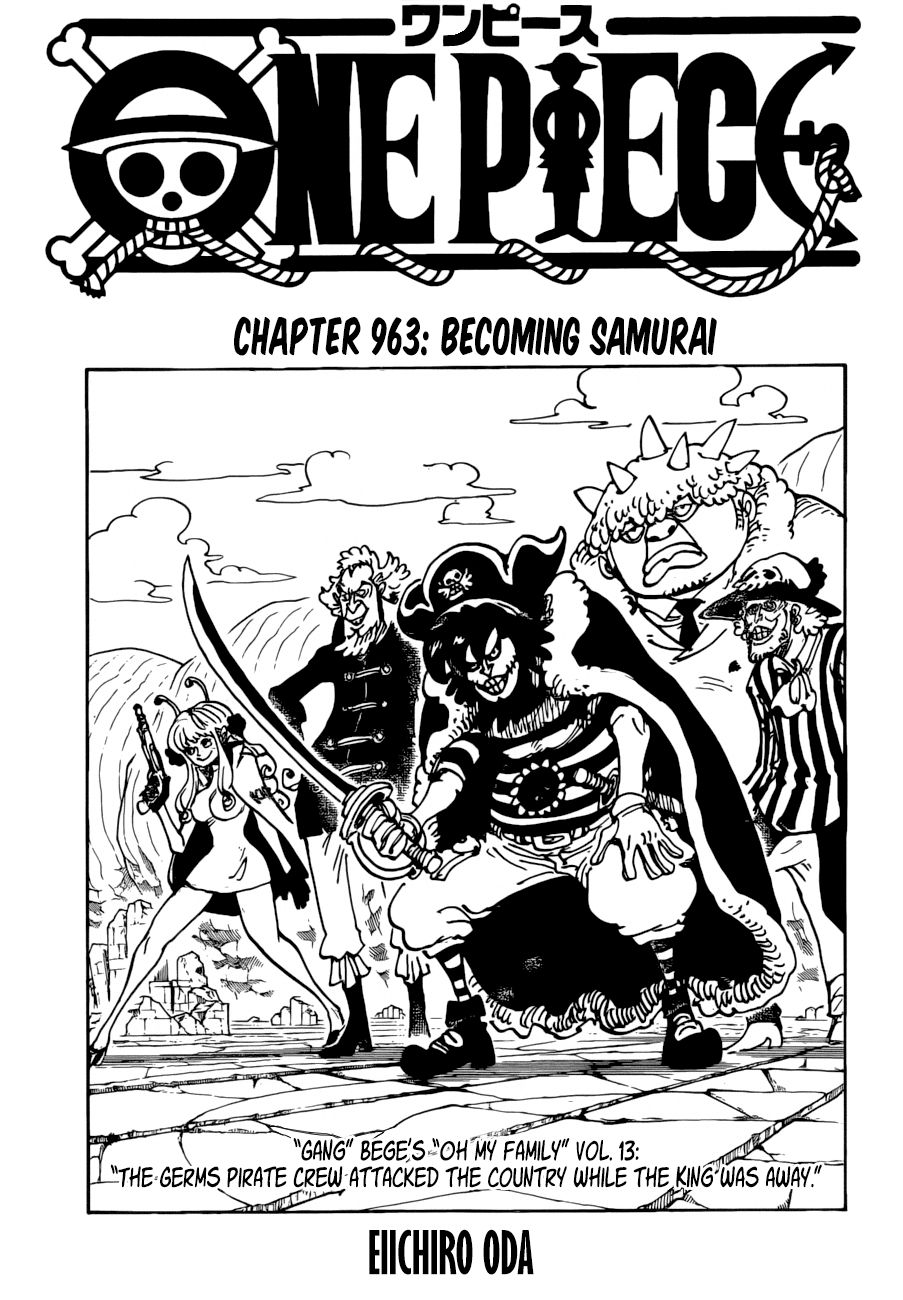 One Piece, Chapter 963 - Becoming Samurai image 01