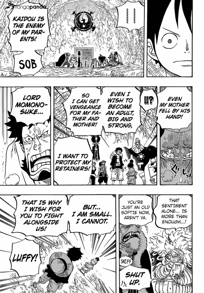 One Piece, Chapter 819 - Momonosuke, Heir of the Kouzuki Clan image 13