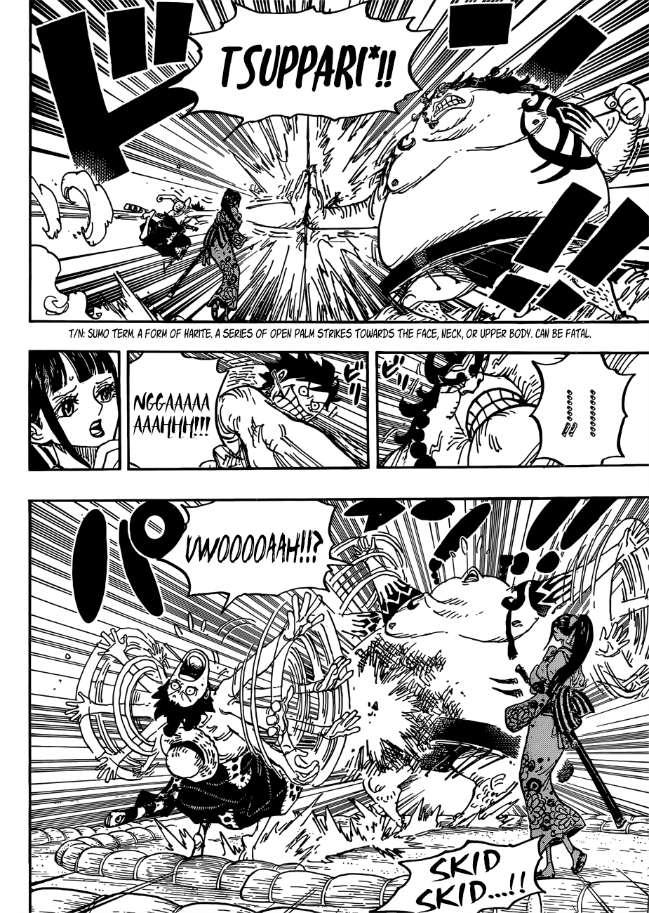 One Piece, Chapter 916 - A Great Sumo Match in The Wano Country image 07