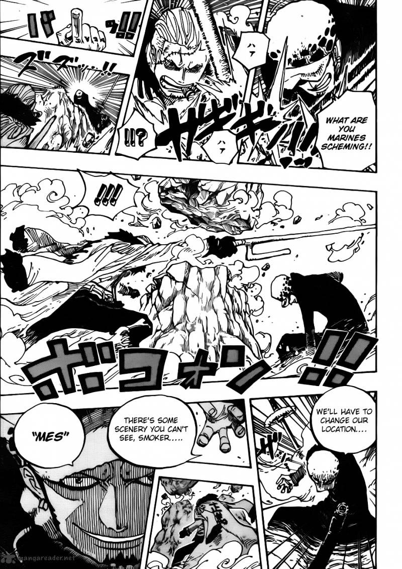 One Piece, Chapter 662 - Shichibukai Law vs Vice Admiral Smoker image 17