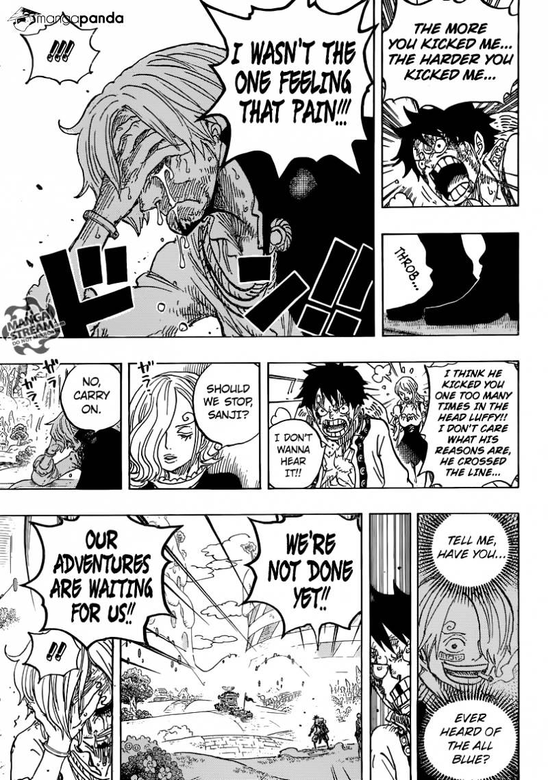 One Piece, Chapter 844 - Luffy vs. Sanji image 17