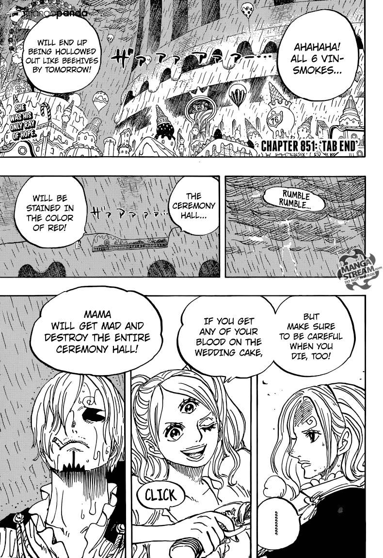 One Piece, Chapter 851 - Tab END image 03
