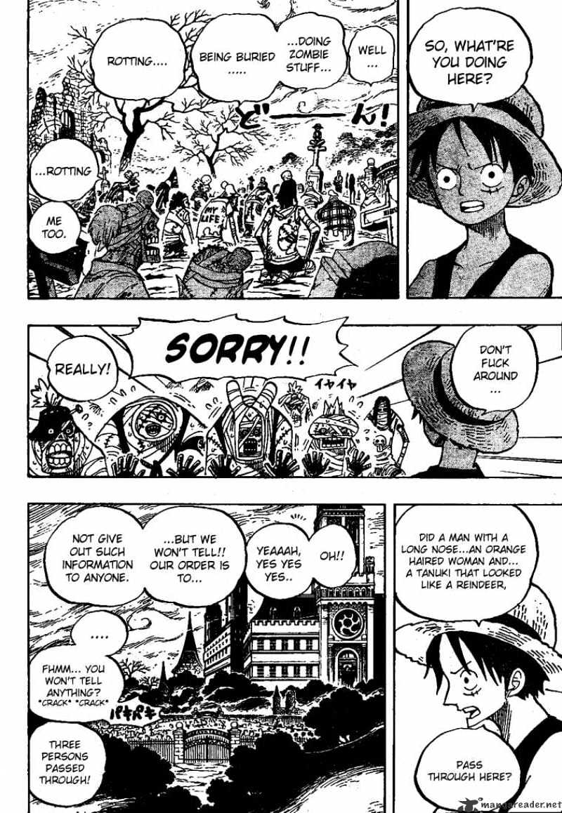 One Piece, Chapter 448 - Moria image 15