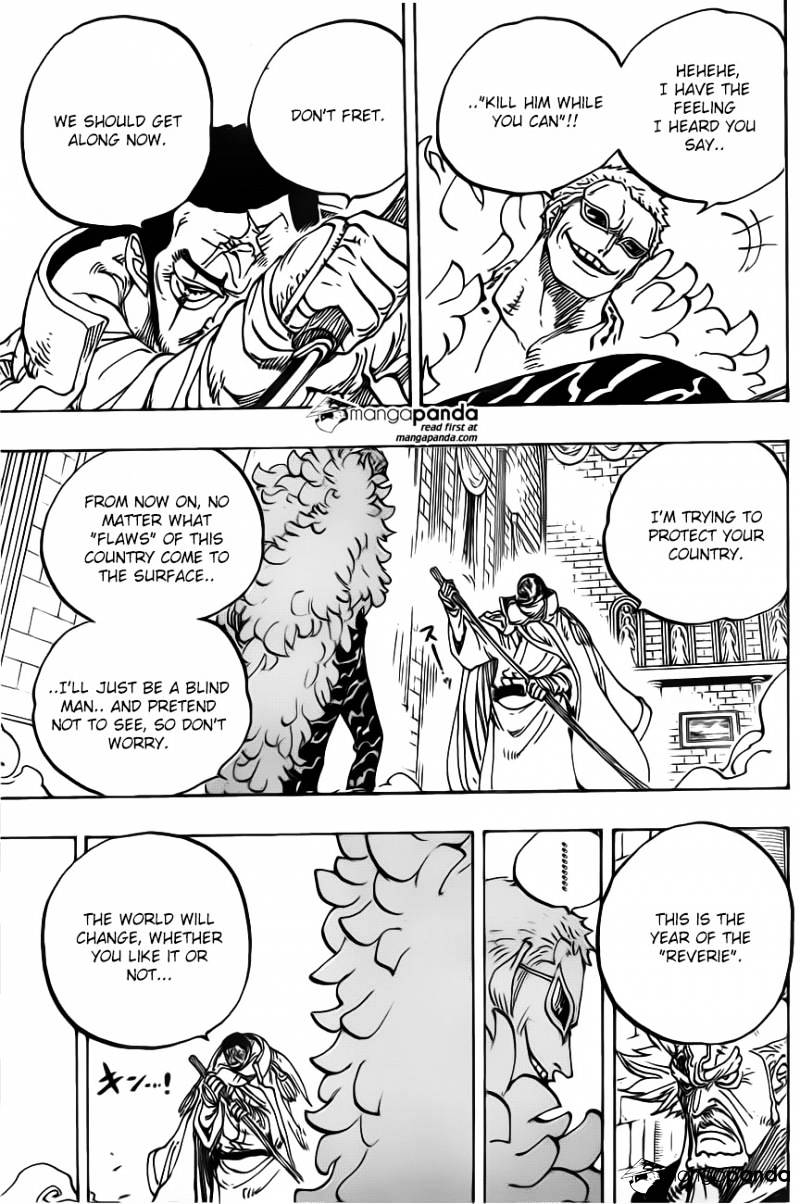 One Piece, Chapter 735 - Fujitora