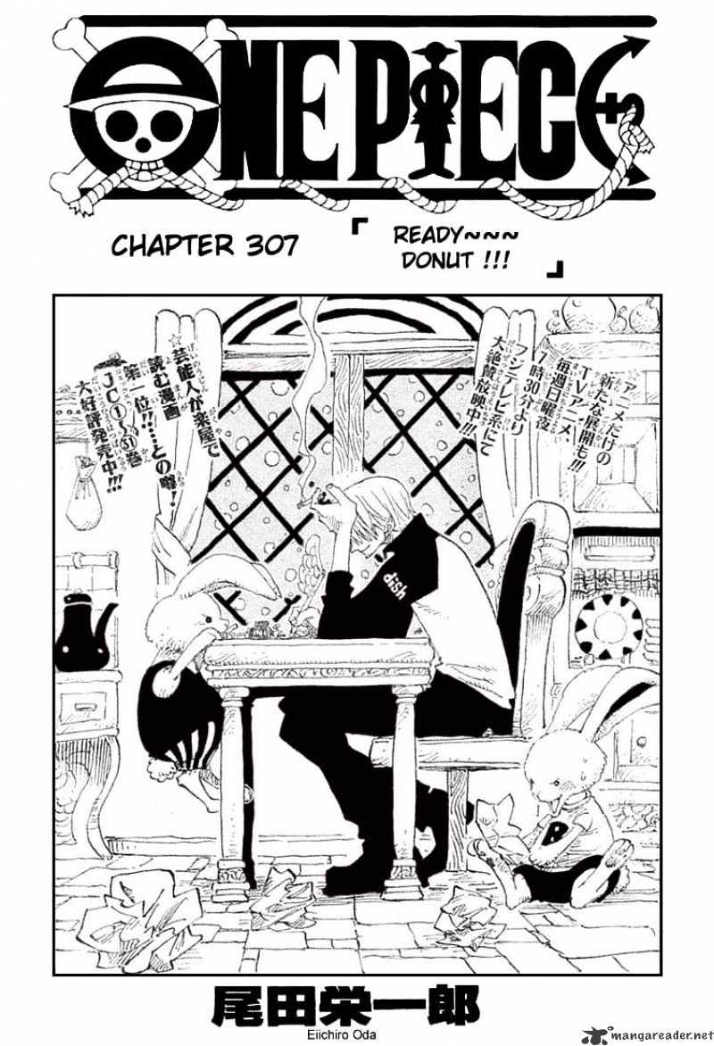 One Piece, Chapter 307 - Ready~~~ Donut!!! image 01
