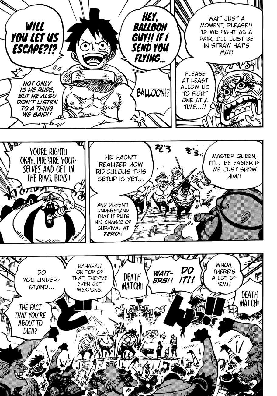 One Piece, Chapter 936 - The Great Sumo Inferno Tournament image 08