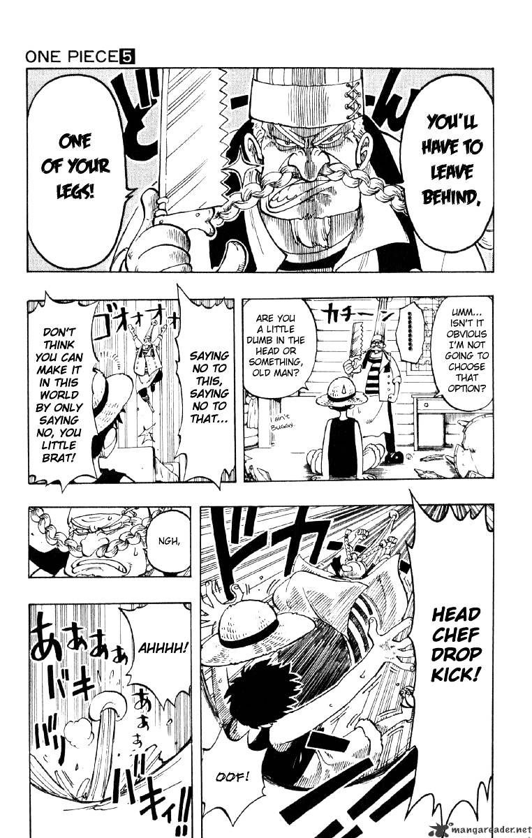 One Piece, Chapter 44 - The Three Chefs image 05