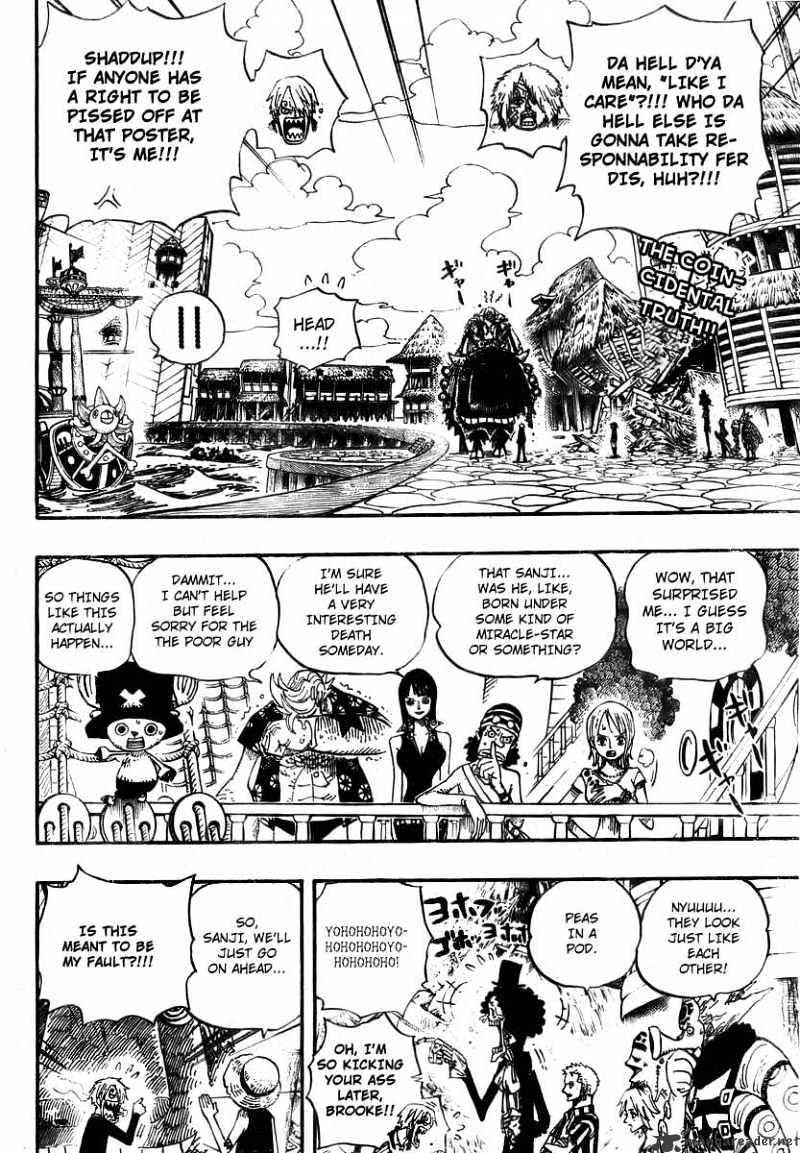 One Piece, Chapter 495 - The Gaon Canon image 02