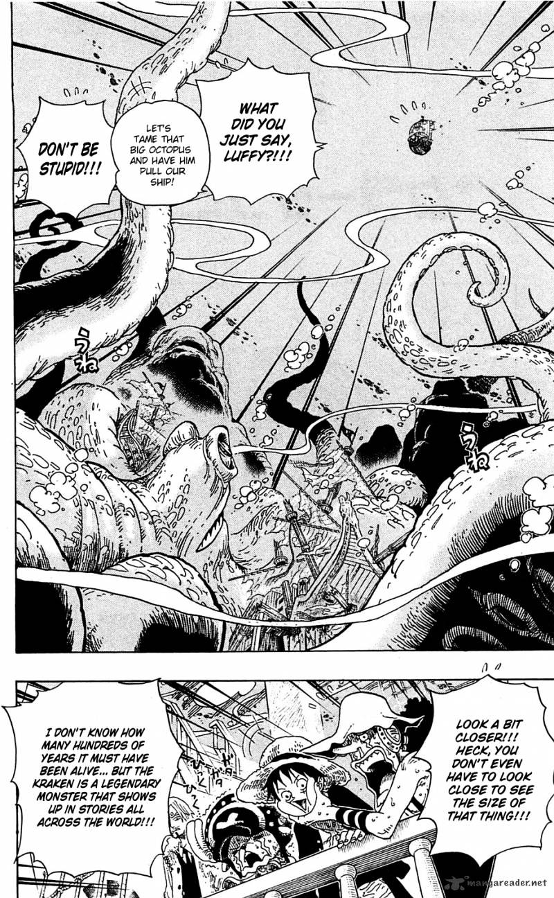 One Piece, Chapter 605 - The Kraken and the Pirates image 02