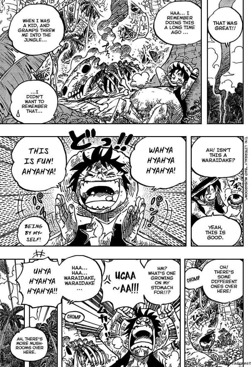 One Piece, Chapter 514 - Mushrooms Growing Out of Your Body Shroom image 12