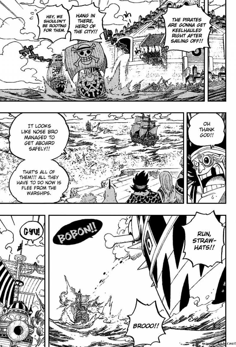 One Piece, Chapter 439 - The 3rd And 7th Person image 02
