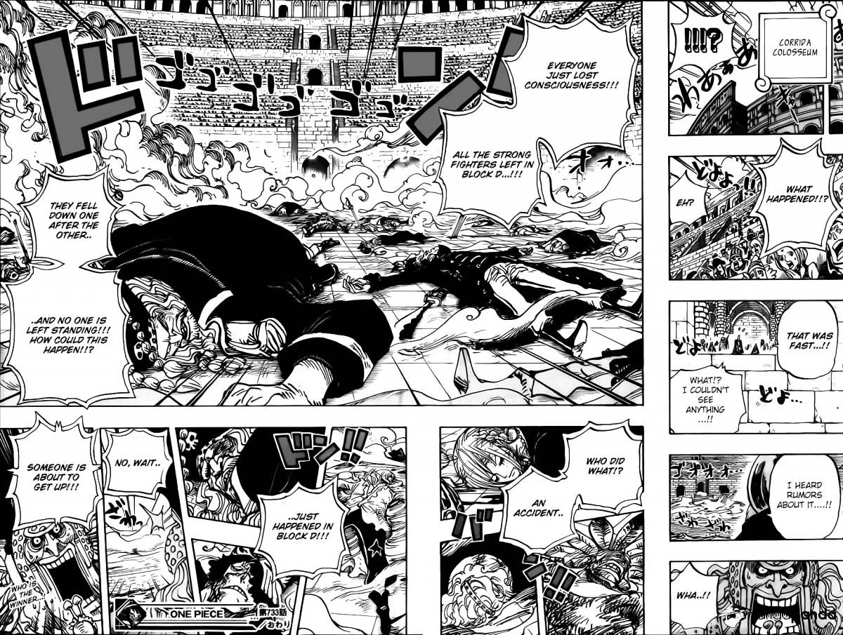 One Piece, Chapter 733 - What mr. Soldier wants image 17