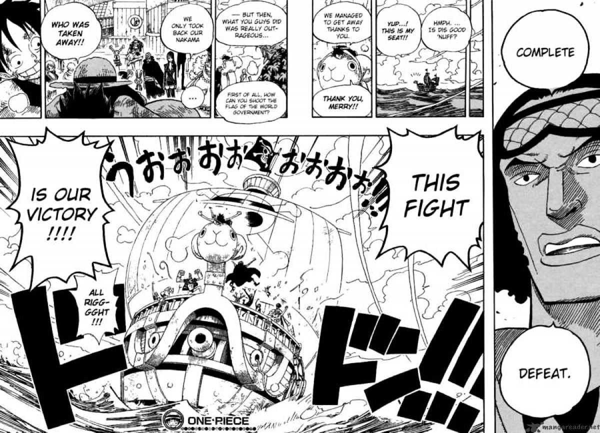 One Piece, Chapter 429 - Complete Defeat image 16