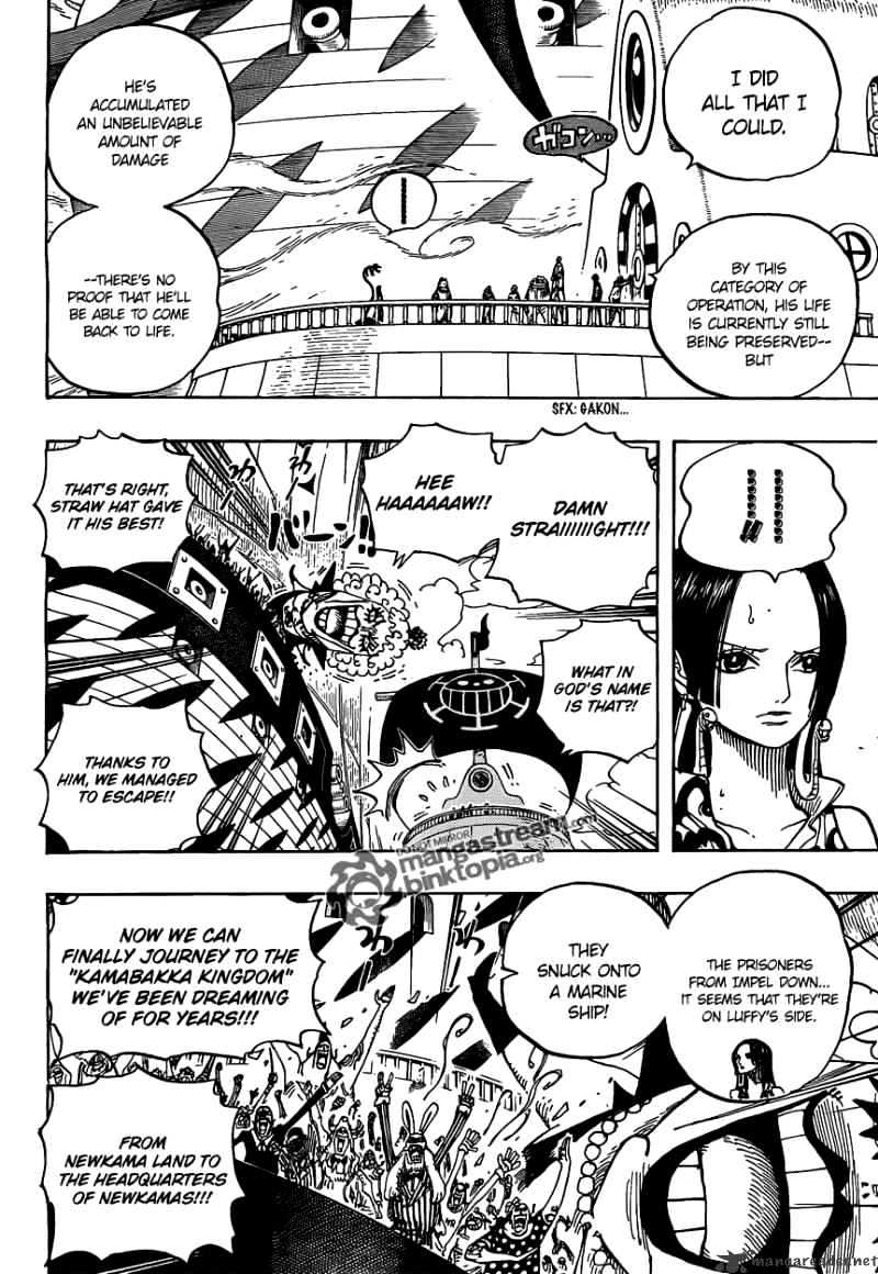 One Piece, Chapter 581 - The Creeping Future image 10
