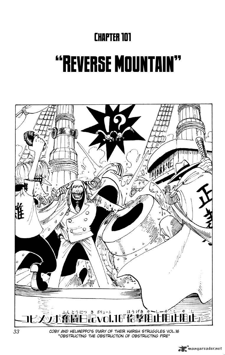 One Piece, Chapter 101 - Loose Mountain image 01