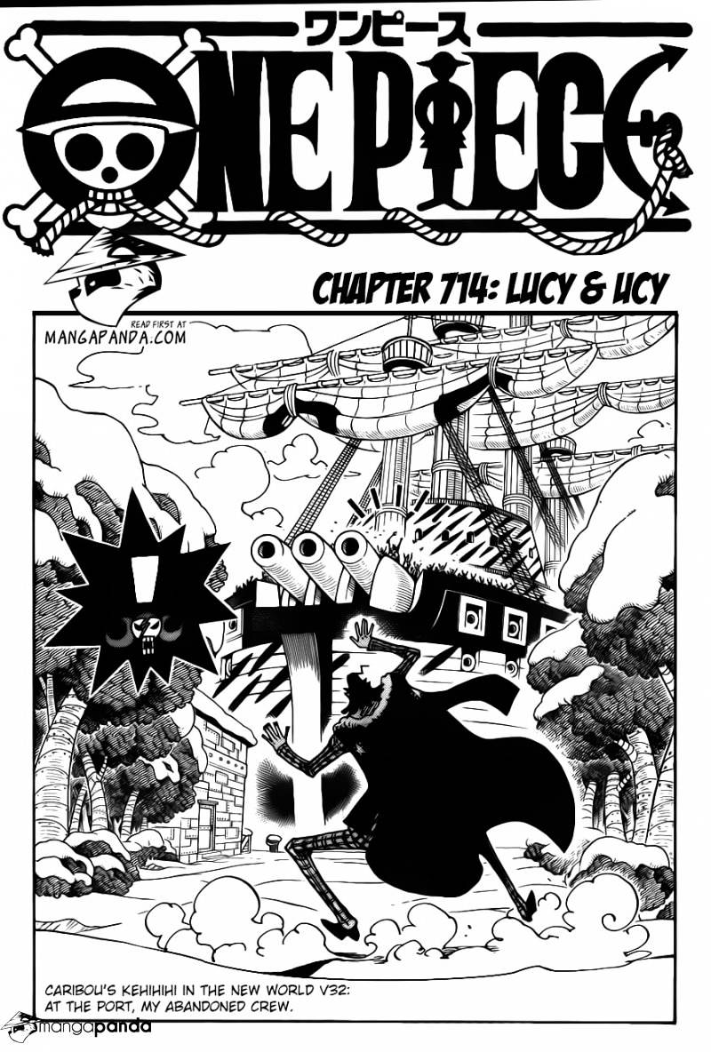 One Piece, Chapter 714 - Lucy & Ucy image 03
