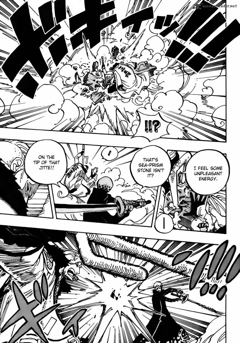 One Piece, Chapter 662 - Shichibukai Law vs Vice Admiral Smoker image 07