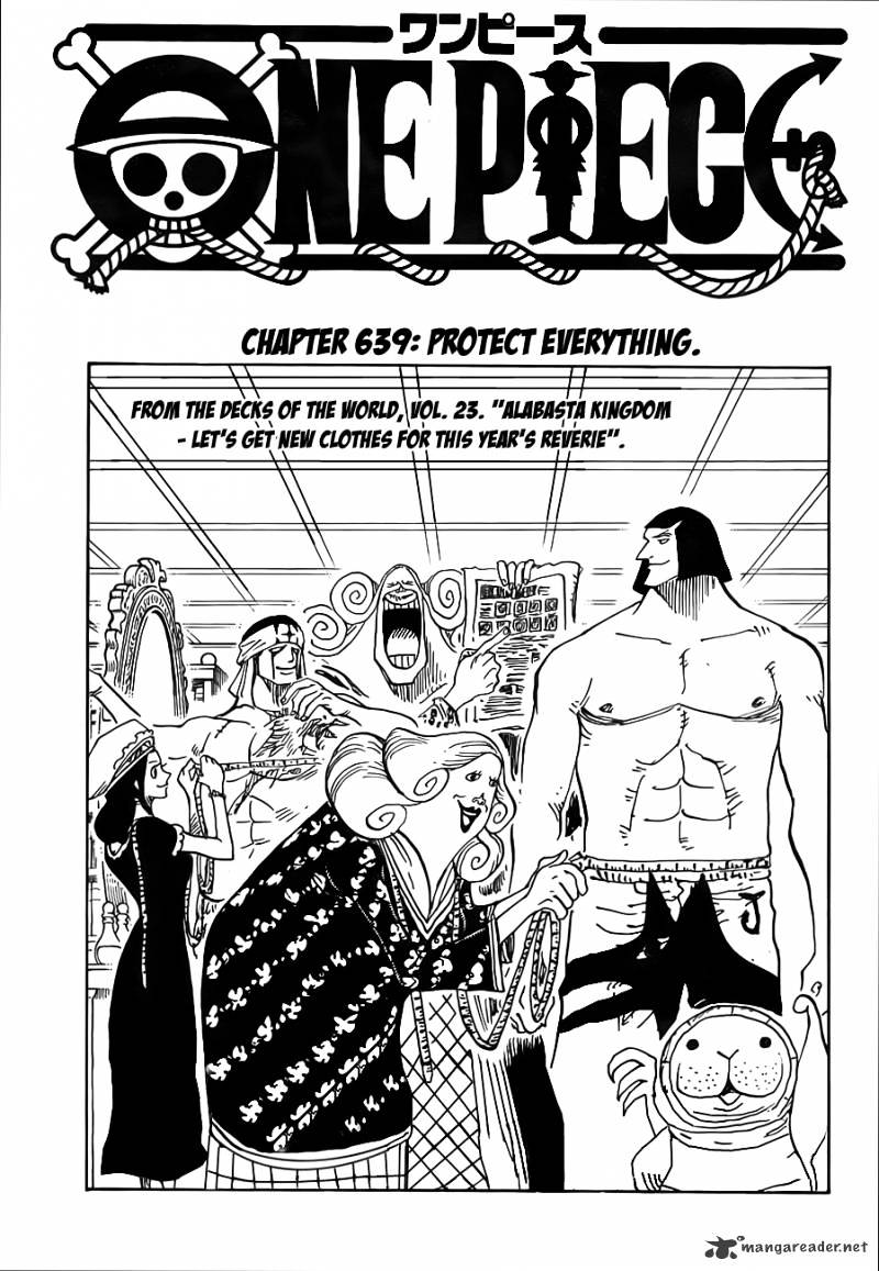 One Piece, Chapter 639 - Protect Everything image 01