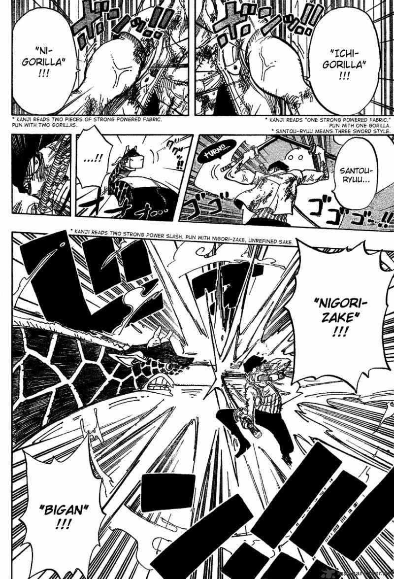 One Piece, Chapter 416 - Zoro Vs Kaku image 18