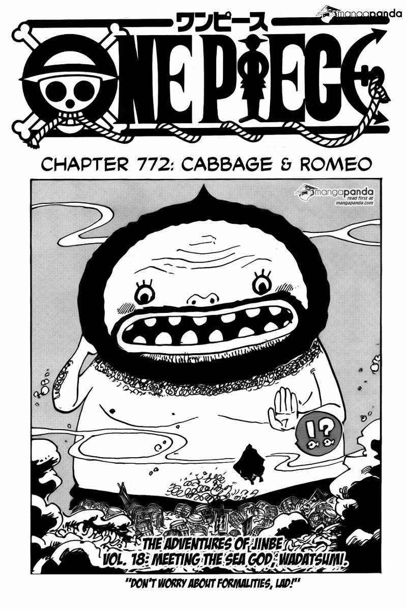 One Piece, Chapter 772 - Cabbage & Romeo image 01