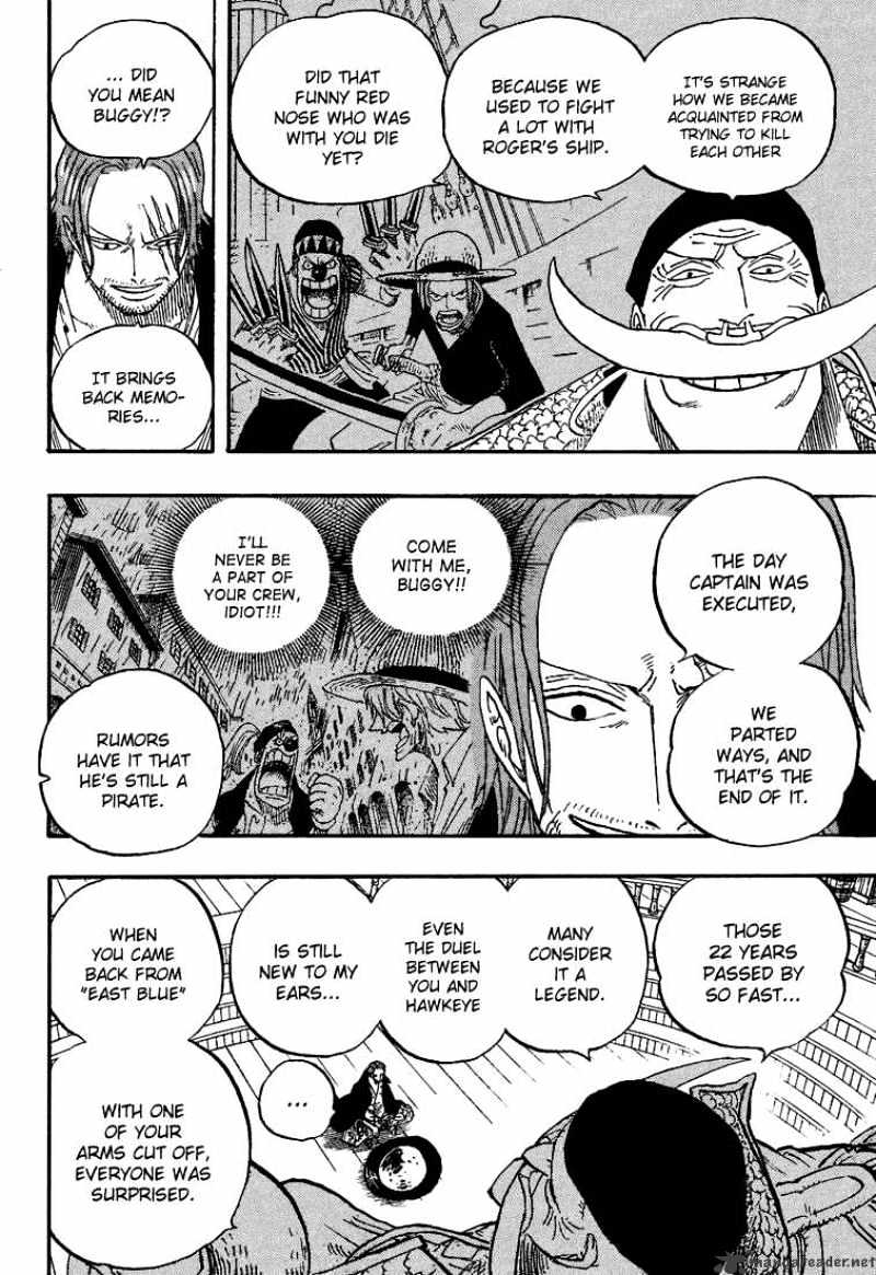 One Piece, Chapter 434 - Whitebeard And Redhaired image 09