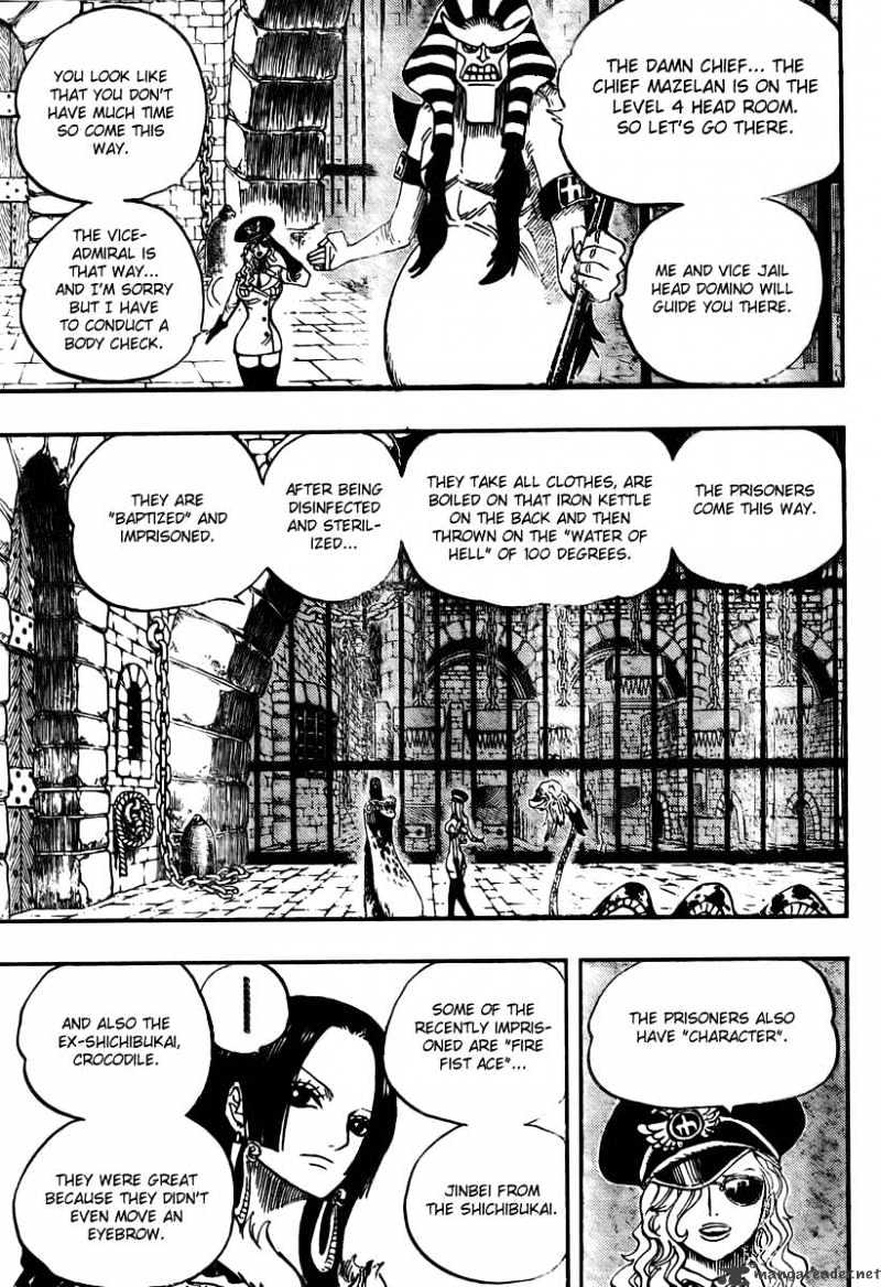 One Piece, Chapter 526 - Adventure at the Great Prison image 04