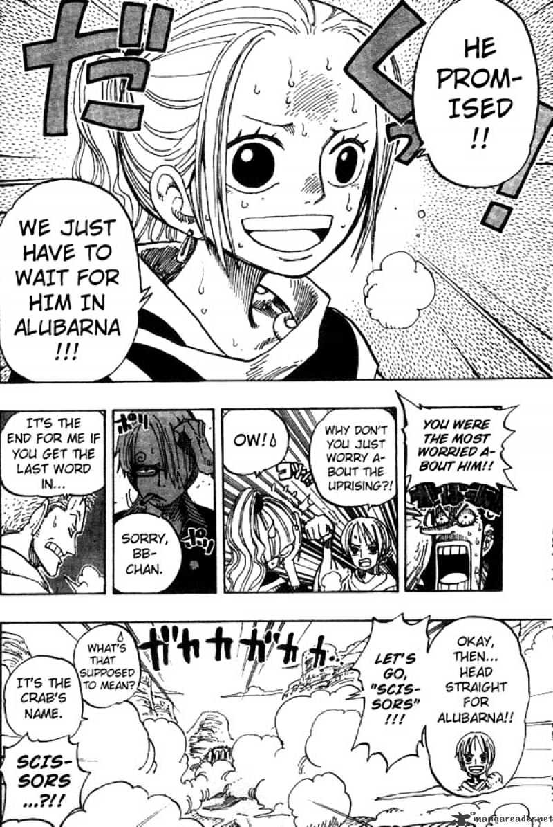 One Piece, Chapter 179 - The End Will Be In Alubarna image 04