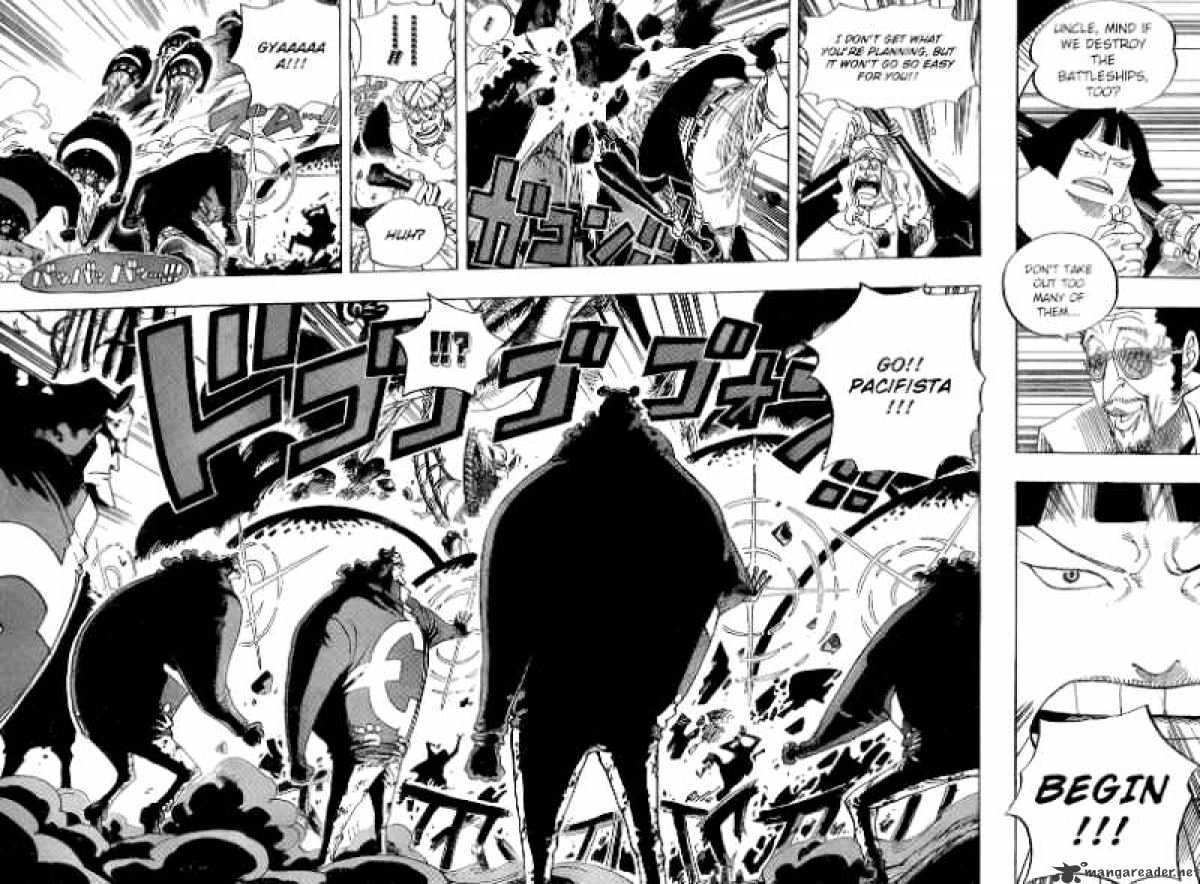 One Piece, Chapter 562 - Pirate Great Swirling Spider Squad! image 04