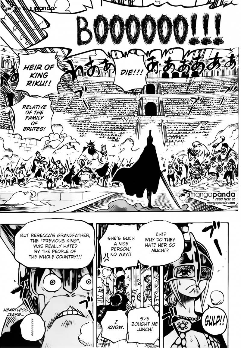 One Piece, Chapter 721 - Rebecca and Mr. Soldier image 21