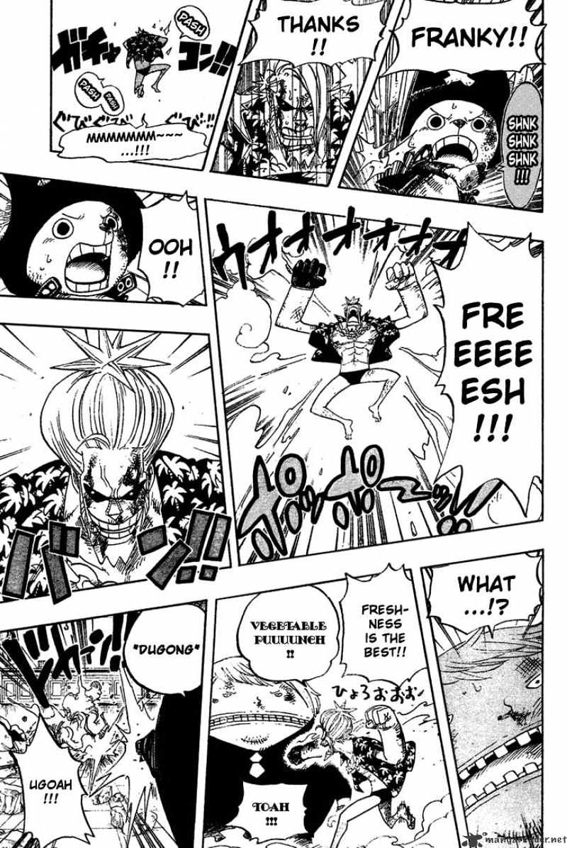 One Piece, Chapter 404 - Franky Vs Fukurou image 15
