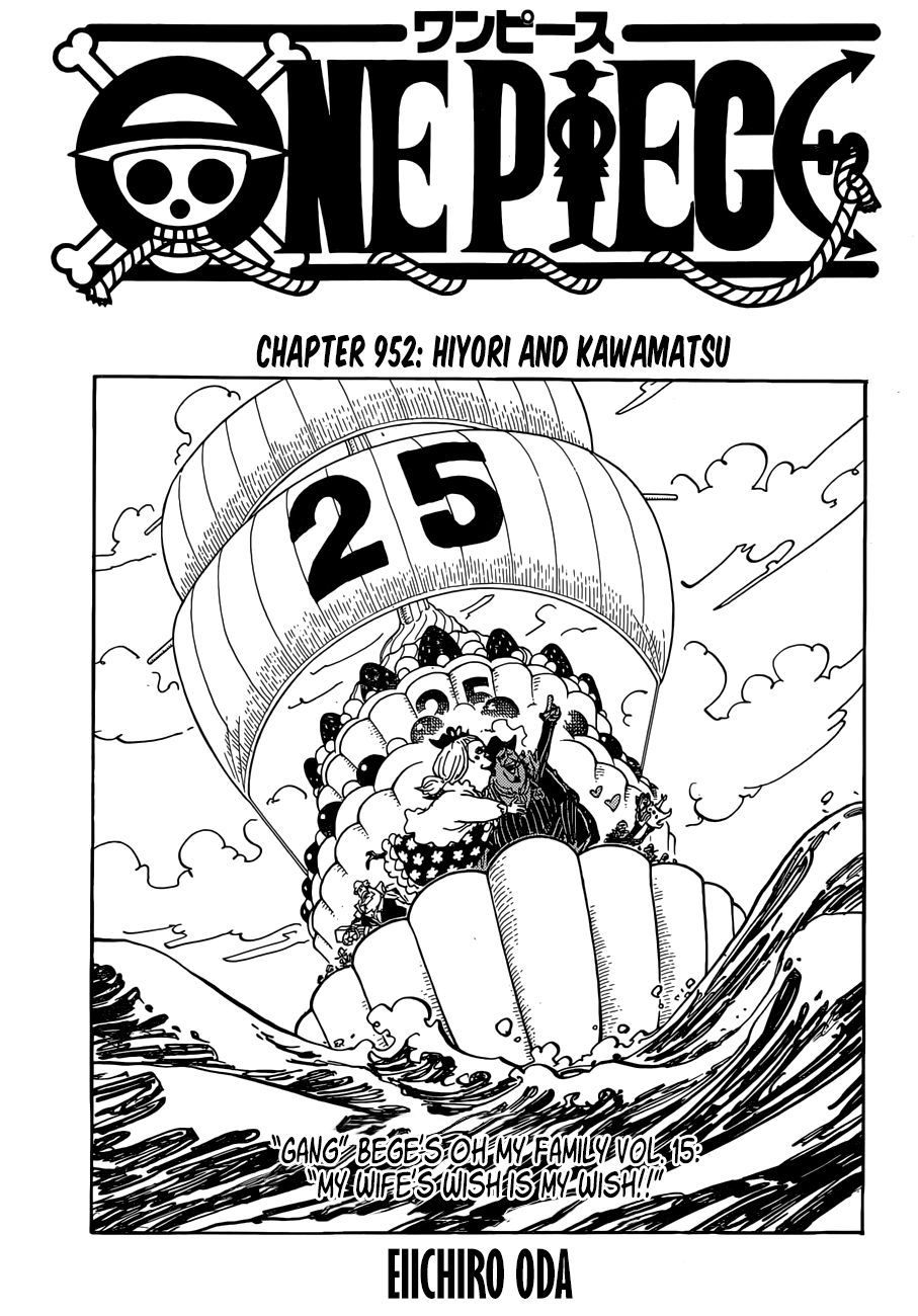One Piece, Chapter 952 - Hiyori and Kawamatsu image 01