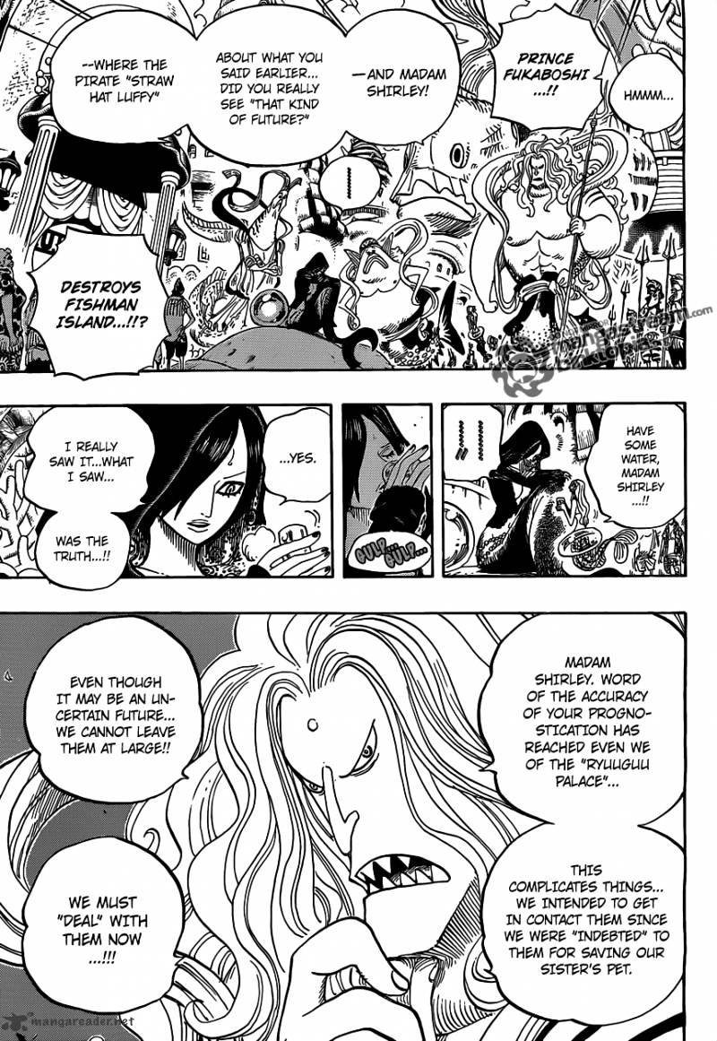One Piece, Chapter 612 - Brought By The Shark They Saved image 07