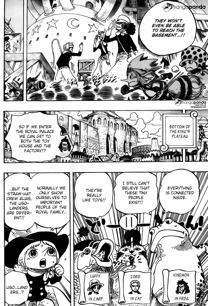 One Piece, Chapter 734 - Rommel