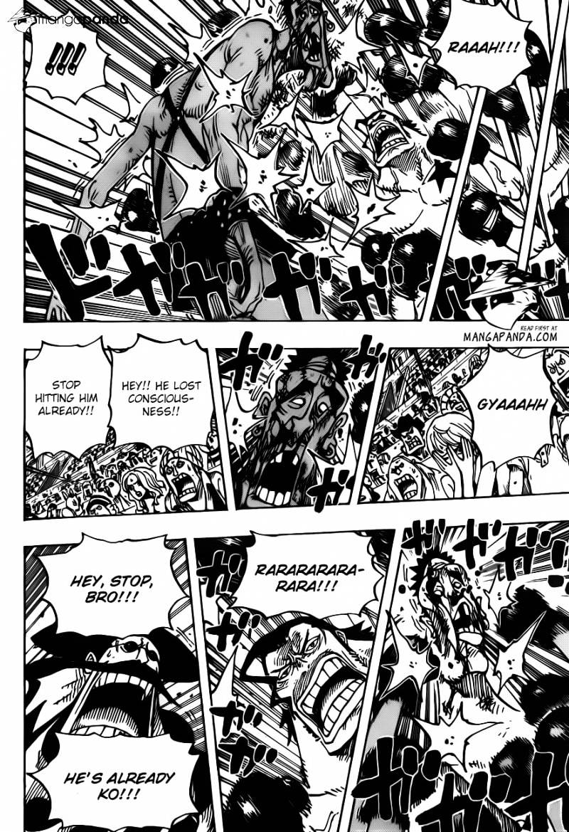 One Piece, Chapter 715 - Violent Fight In Block C image 12