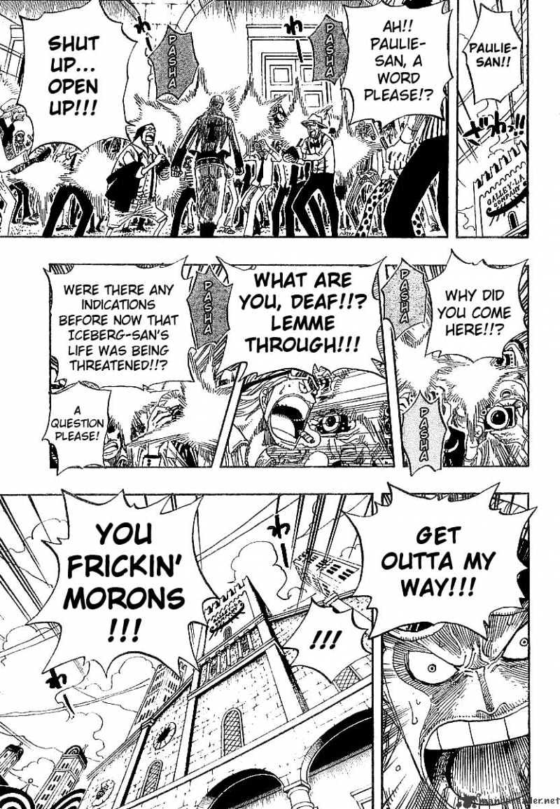 One Piece, Chapter 334 - The Big Incident In The Locked Room image 16